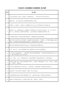 2019年安徽省继续教育专业技术人员创新能力与创新思维全部答案