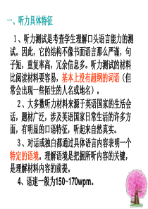 2019精选教育-高考一轮复习课件---高中英语听力技巧讲解-(共18张PPT).ppt