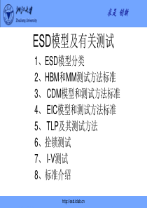 ESD模型和测试标准