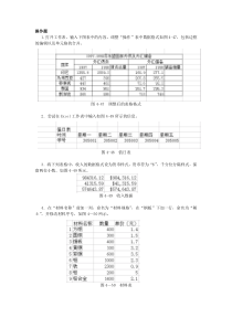 Excel上机操作试题