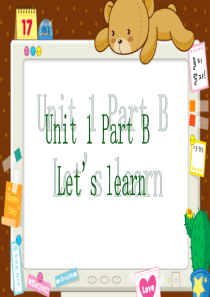 PEP小学英语四年级上册Unit1-My-classroom-B-lets-learn