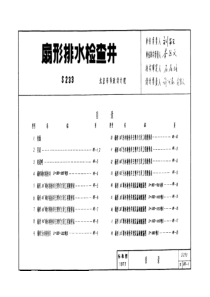 S233扇形排水检查井