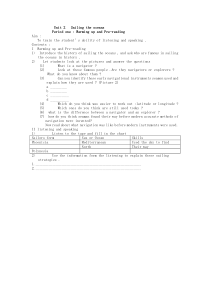 人教版高三英语选修9-Unit-2---Sailing-the-oceans全单元教案