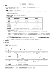 初中物理教案(一)物态变化