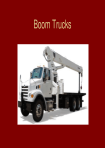 吊臂汽车起重机(英文)Boom-Trucks