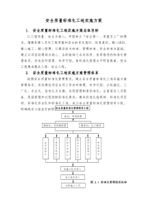 安全质量标准化工地实施方案