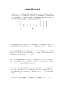 小学奥数竞赛难题中的难题(1)