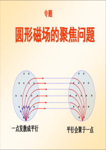 带电粒子在磁场中的运动(磁聚焦)