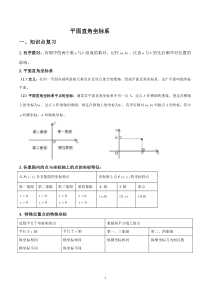 平面直角坐标系典型例题含答案