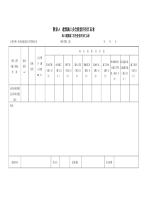 建筑施工安全分项检查评分表