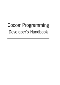 【iPhone开发书籍大全】CocoaProgrammi