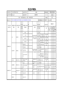 经典FMEA案例