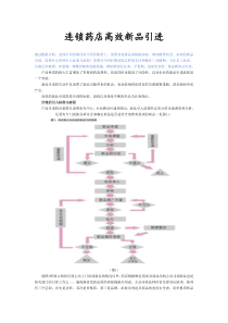 连锁药店高效新品引进