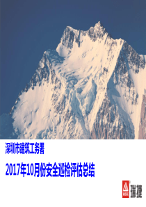 2017年10月深圳市建筑工务署市政安全评估总结PPT