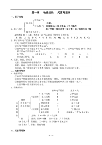 高中化学必修2知识总结