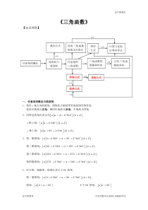 高中数学必修4三角函数知识点归纳总结【经典】