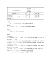 02车间定置管理规定：