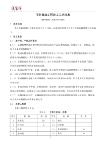 25石材幕墙工程施工工艺标准