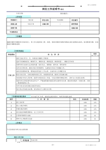 4S店车间调度岗位职责