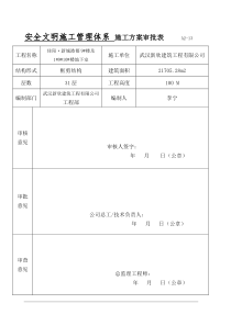 1安全文明施工管理体系