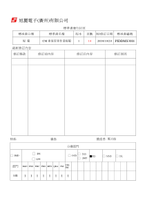 CM 专案管理作业规范