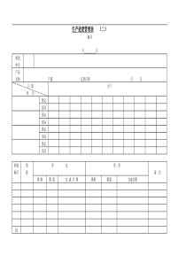 生产进度管理表(二)(1)