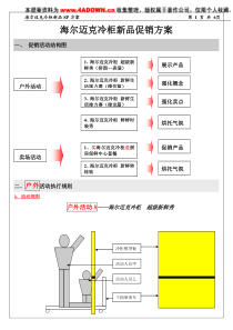 海尔迈克冷柜新品促销方案