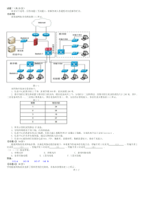 XXXX年上半年网络工程师下午试卷标准答案与解析