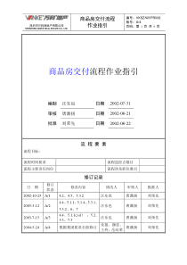 商品房交付管理作业指引