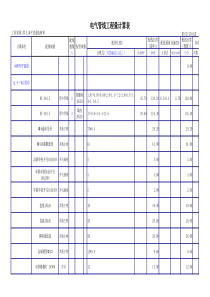 1平房安装工程量计算表格