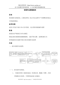 收银作业管理规范（已发布