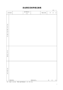 福建省建筑施工现场安全管理资料(配合表格一)