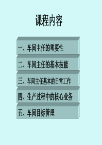 车间主任日常管理（PPT40页)