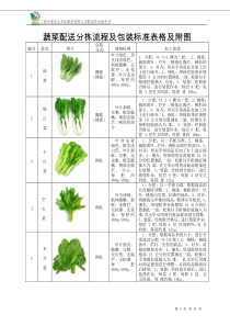 蔬菜包装标准表格及附图