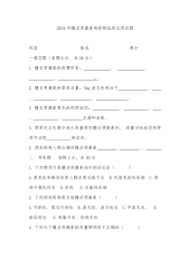 2018年糖皮质激素类药物临床应用试题