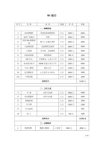 MV-制作报价