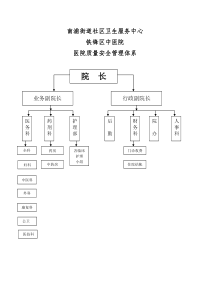 医疗质量管理体系图