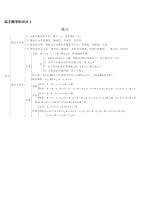 高中数学知识点完整结构图