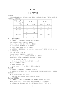 小学英语代词讲解与练习(超精)