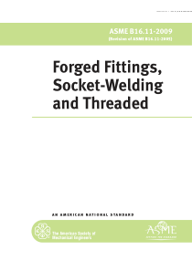 ASME-B16.11--2009-承插焊和螺纹锻造管件