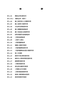 工程建设监理公司统一用表