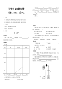 化学训练9(第六单元导学案)