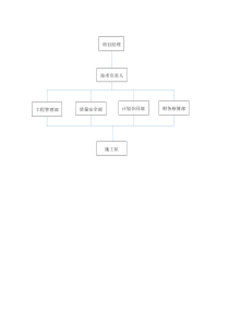 工程项目管理机构图