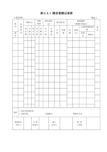 (最全)GB50173-2014-电气装置安装工程-66kV及以下架空电力线路施工及验收规范-D类表