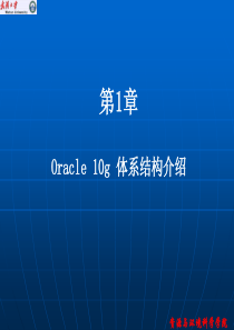 实验1 oracle 10g体系结构介绍