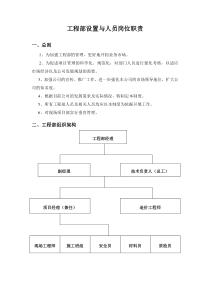 工程部岗位制度