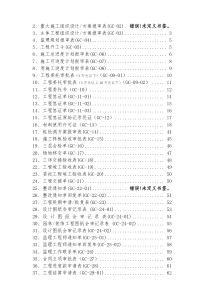 工程部最新表格