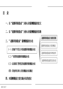 “利润提成”薪酬激励方案