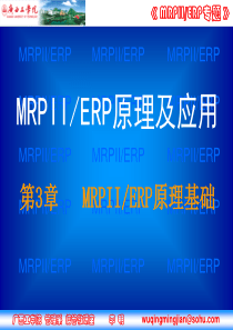 MRPII与ERP原理基础