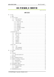 BOSV62开发指南_BI报表开发